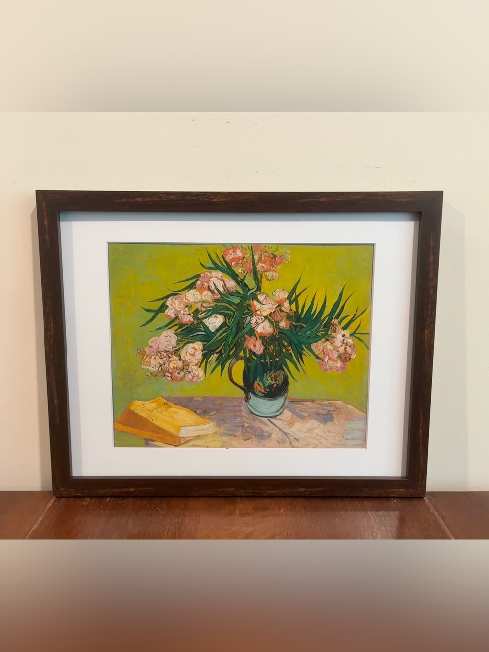 Vincent Van Gogh Oleanders Framed Print 15x12 Bouquet Flowers Floral Wall Art